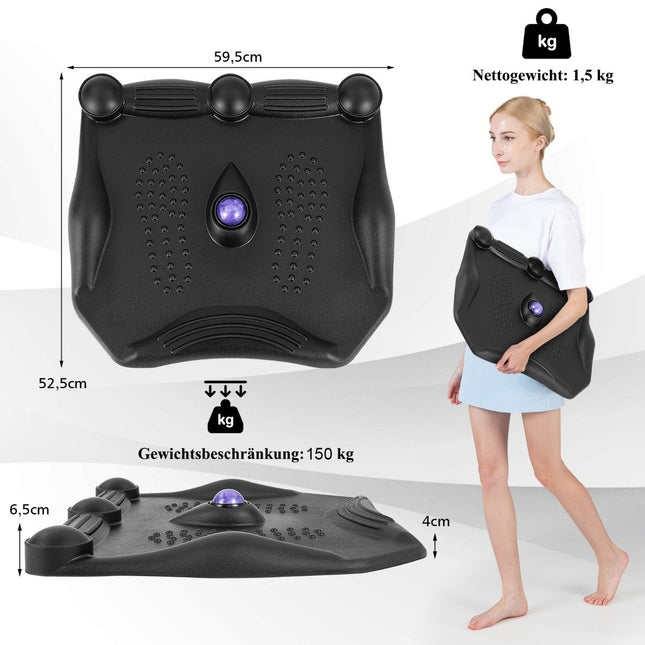 Anti-fatigue mat with massage points & 360° rolling massage ball standing mat