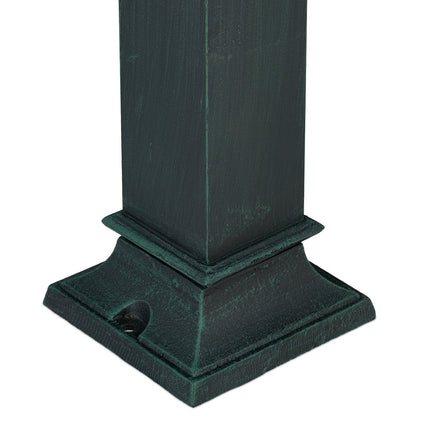 Antique Garden Fountain with Golden Tap, 80 cm