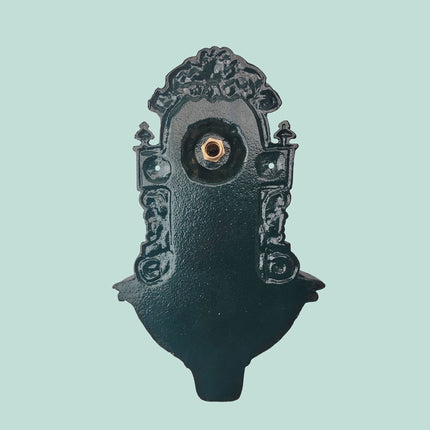 Antique Green Wall Fountain, Cast Aluminium Basin