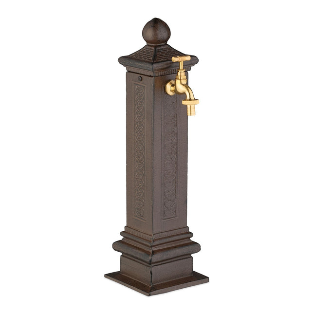 Antique Metal Column Fountain, 47 cm