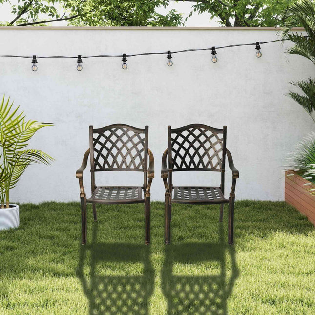 Antique Metal Garden Chair – Vintage Outdoor Seating