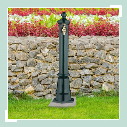 Antique Metal Garden Fountain with Tap, 80 cm