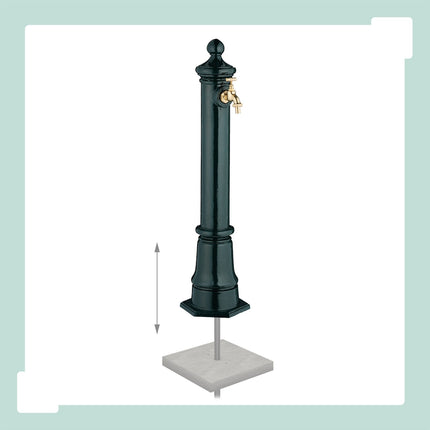 Antique Metal Garden Fountain with Tap, 80 cm