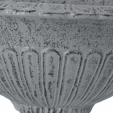 Antique-Style Grey Wall Fountain, Cast Aluminium