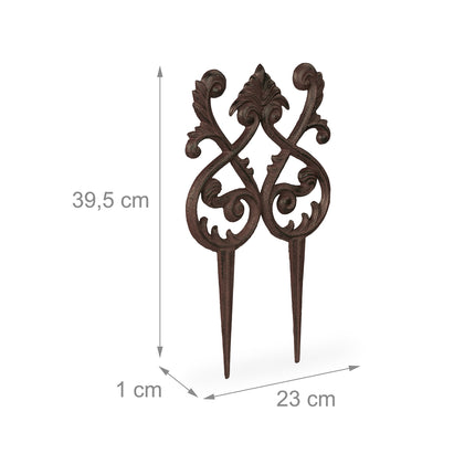Antique bed rail set of 2