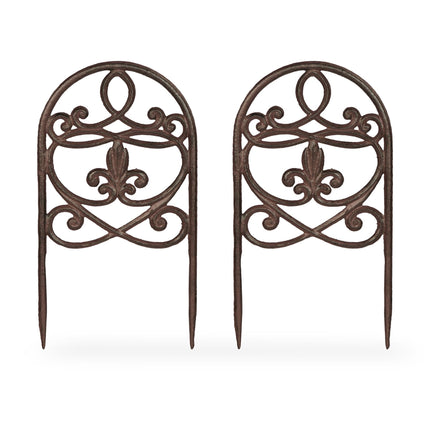 Antique bed rail set of 2