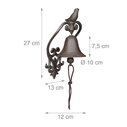 Antique cast iron doorbell