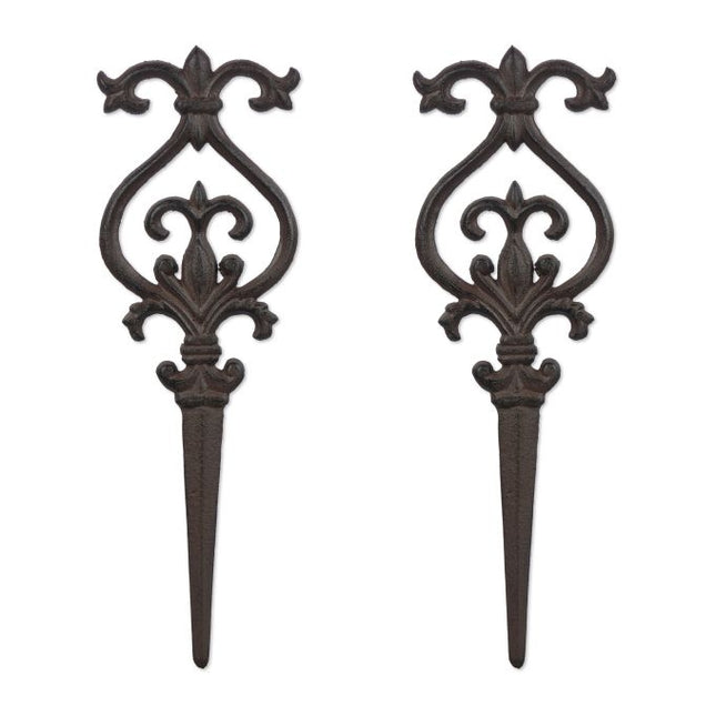 Antique garden plug set of 2