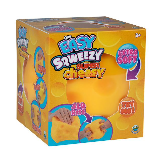 Antistress Toy, Easy Squeeze, Fun Cheesy Design