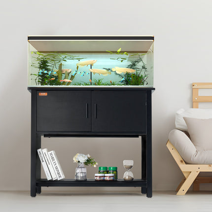 Aquarium Stand 93 x 48 x 80 cm, Steel MDF, 152 kg