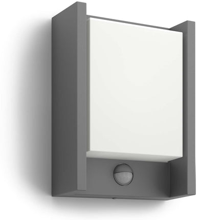 Arbor Wall Lamp Sensor Ultra Efficient LED 3.8W 800lm Anthracite