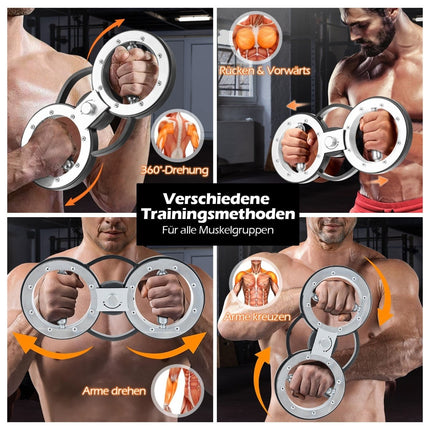 Arm Training Device, Adjustable Resistance, 360 Rotation
