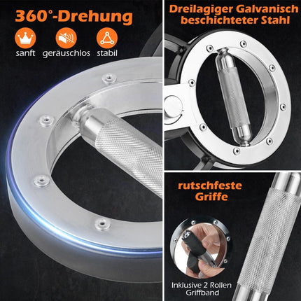 Arm Training Device, Adjustable Resistance, 360 Rotation