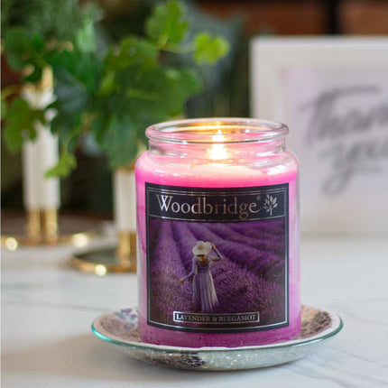 Aroma Candle, 130-Hour Burn, Glass Jar