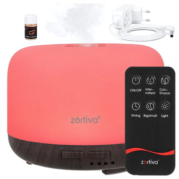 Aroma Diffuser Humidifier 300 ml with Remote Control, 7 Light Colours, Timer