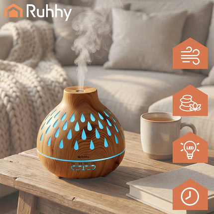Aroma Diffuser Humidifier 400ml with LED Light