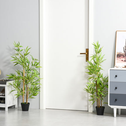 Artificial bamboo plant, 120cm, lifelike indoor decor