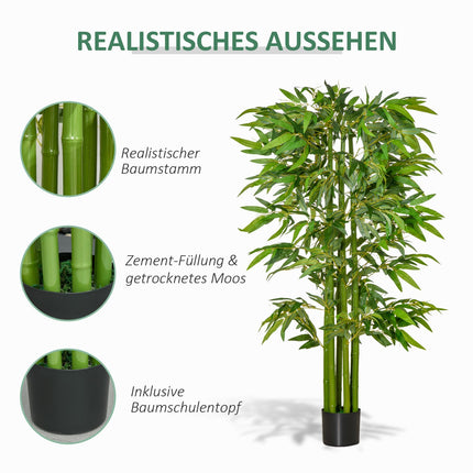 Artificial bamboo plant, 160 Cm, home & office interior