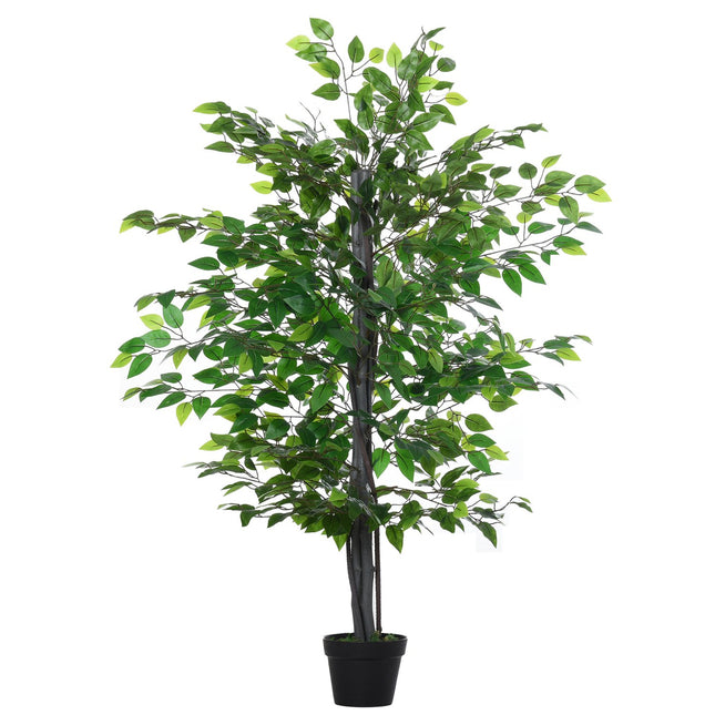 Artificial banyan trees, realistic decor, solid wood, 145cm