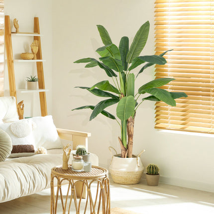 Artificial Bird of Paradise Plant Tree, 63 Inch, 18 Leaves
