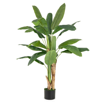 Artificial Bird of Paradise Plant Tree, 63 Inch, 18 Leaves