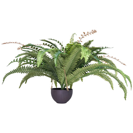 Artificial Boston Fern, 37–41 In, 80 Branches With Pot