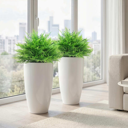 Artificial Boston Ferns, UV-Resistant, 2-Pack, 40x60 cm