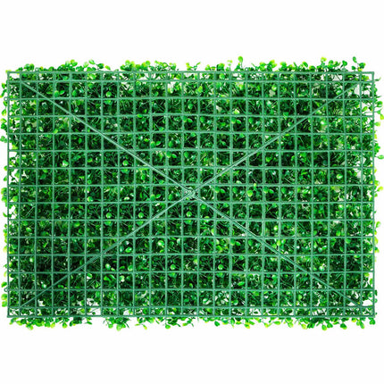 Kunstmatige buxushaagpanelen, 4 stuks, 61x41 cm, UV-bestendig