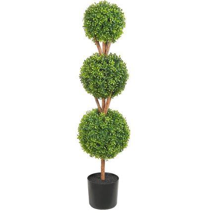 Artificial Boxwood Topiary Trees, 48 Inch, Set of 2