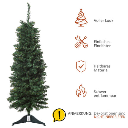 Artificial Christmas tree, 1.2m, 212 branches, PVC, Green