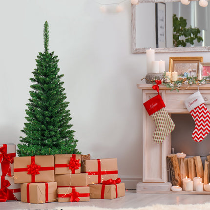 Artificial Christmas Tree 135 cm, 150 LED Lights, Metal Stand