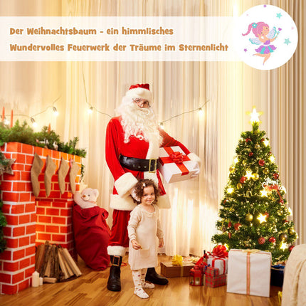Artificial Christmas Tree 150cm, Fiber Optic, 8 Modes