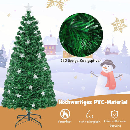 Artificial Christmas Tree 150cm, Fiber Optic, 8 Modes