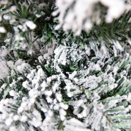 Artificial Christmas Tree, 150 cm, Snowy Branches, Pinecones
