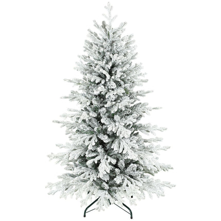 Artificial Christmas Tree, 150cm Snowy Pine, 1162 Branches