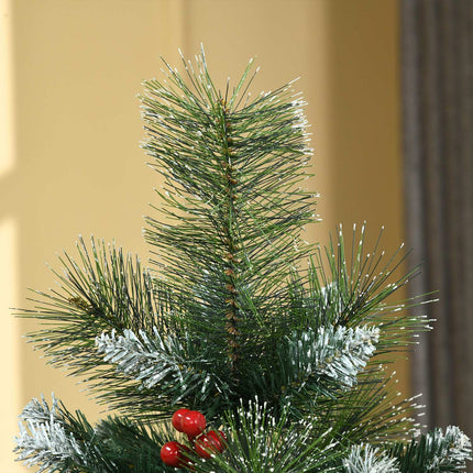 Artificial Christmas tree, 1.5 M, green and white, 360 branches