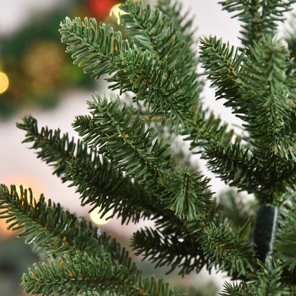 1.5M Artificial Christmas Tree, PVC, Metal Base, Green
