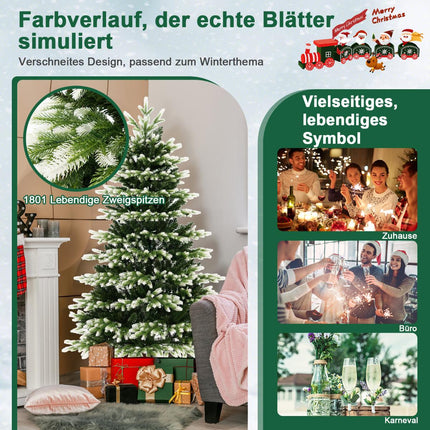 Artificial Christmas Tree 180cm, 350 LED, Remote Stand