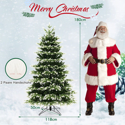 Artificial Christmas Tree 180cm, 350 LED, Remote Stand