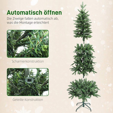 Artificial Christmas Tree, 180 cm, 605 Branches, 200 LED