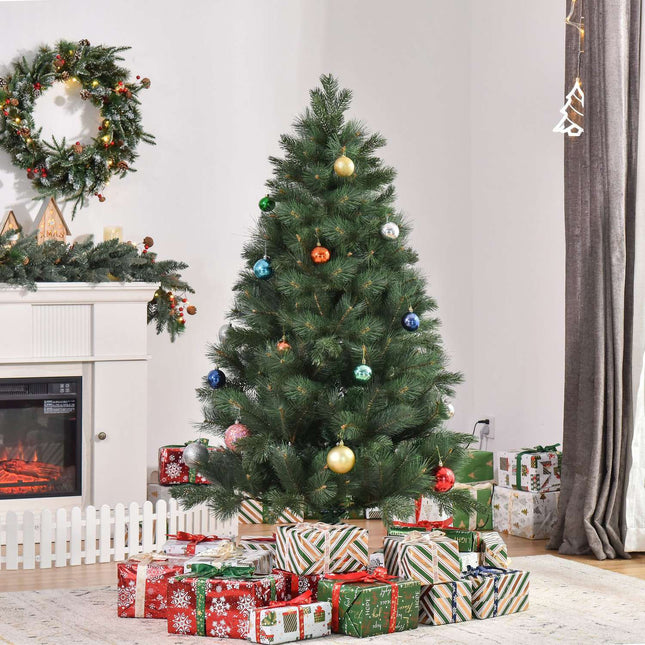 Artificial Christmas tree, 180cm, realistic green with stand