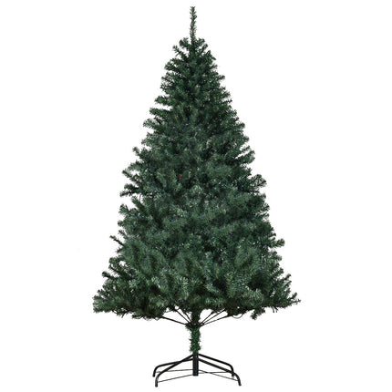 Artificial Christmas Tree 180 cm, Color-Changing LEDs, Metal Stand
