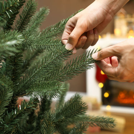 Artificial Christmas Tree, 180 cm, Dense Branches, Flame-Resistant