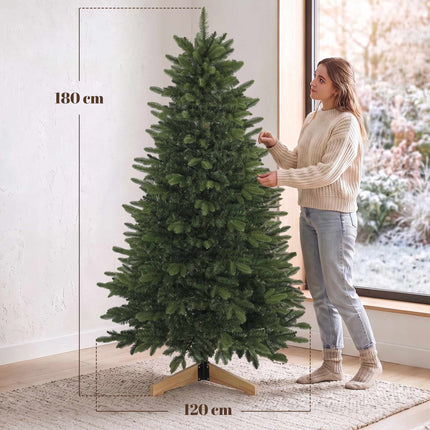 Artificial Christmas Tree 180 cm, Fraser Fir with Wood Stand
