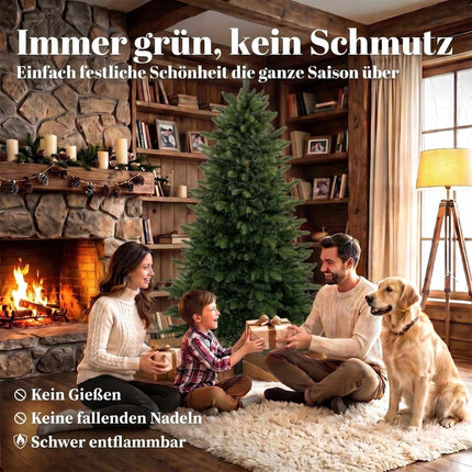 Artificial Christmas Tree 180 cm, Fraser Fir with Wood Stand