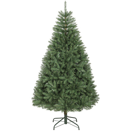 Artificial Christmas Tree, 180 cm, Hinged Branches, Metal Stand