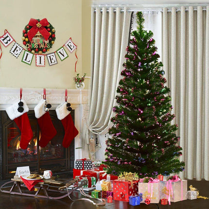 Artificial Christmas Tree 180 cm, LED Fiber Optic, 220 Tips