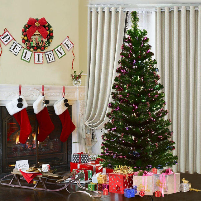 Artificial Christmas Tree 180 cm, LED Fiber Optic, 220 Tips