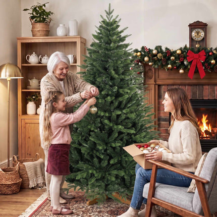 Artificial Christmas Tree, 180 cm, Nordic Fir with Pine Stand
