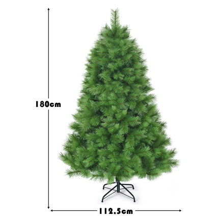 Artificial Christmas Tree, 180 cm, PVC Needles, Metal Stand